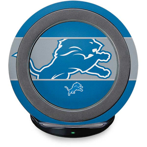 NFL Detroit Lions Zone Block Fast Charge Wireless Charging Stand Skin